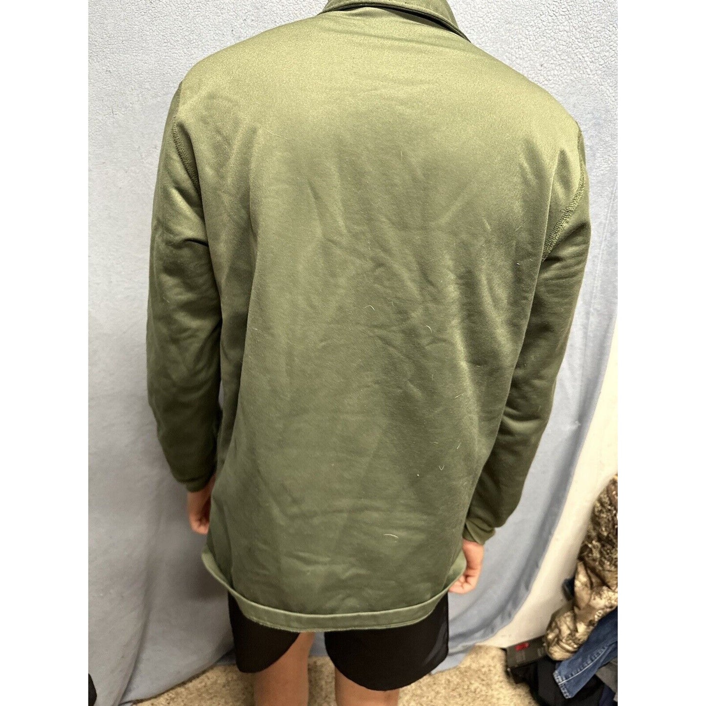 Men’s Military Army USAF Medium Green Sleeping Shirt Heat Retentive