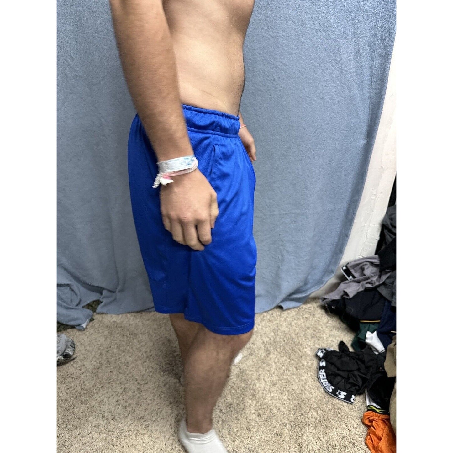Men’s Blue Nike Medium Dri fit Shorts With Pockets