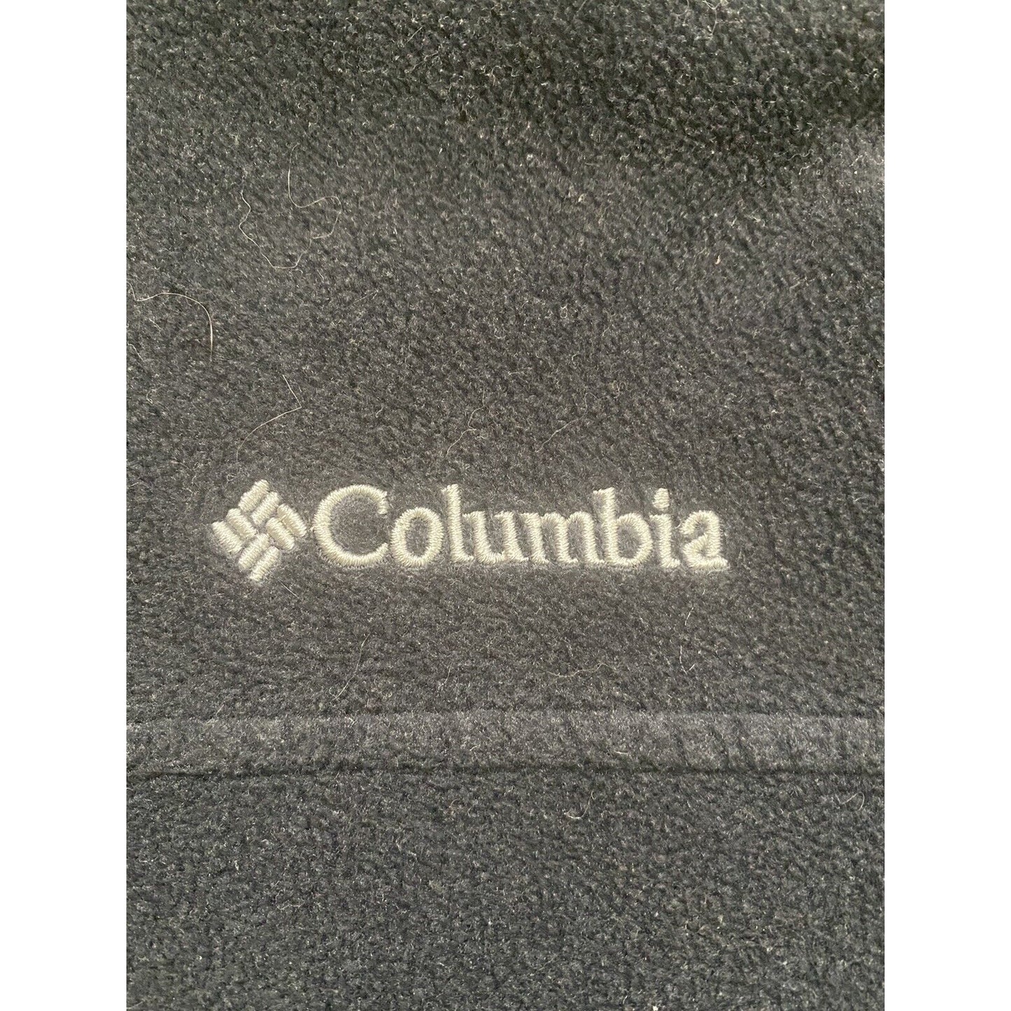 COLUMBIA Men’s Medium Black Full-zip Fleece Jacket