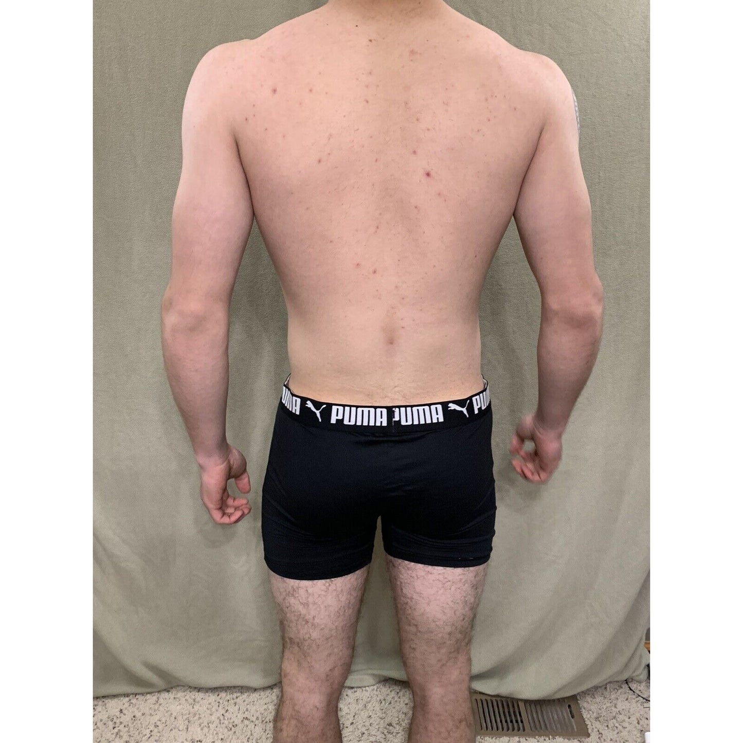 Puma Men’s Black Compression Shorts Extra Large 10% Spandex XL