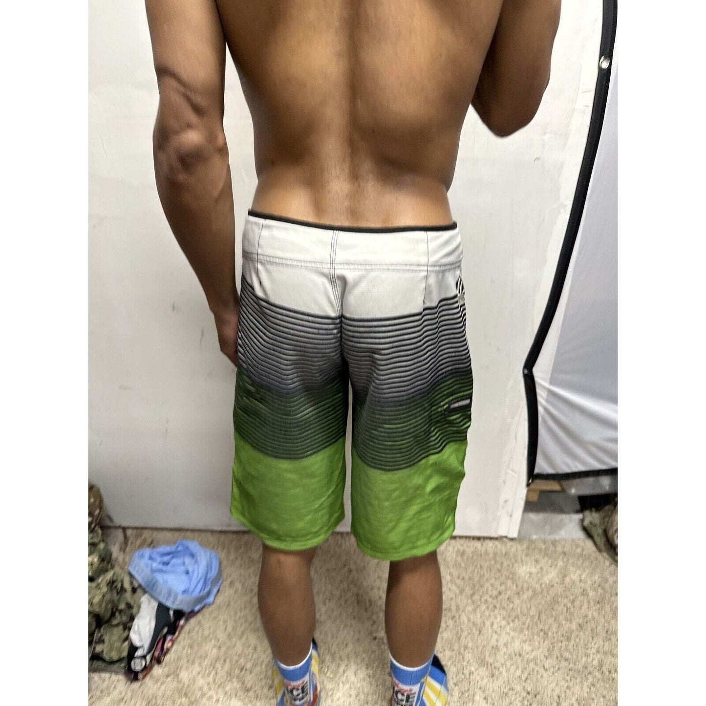 Men’s Striped Multicolor John John Fits Like A Medium Bathing Trunks O’Neill