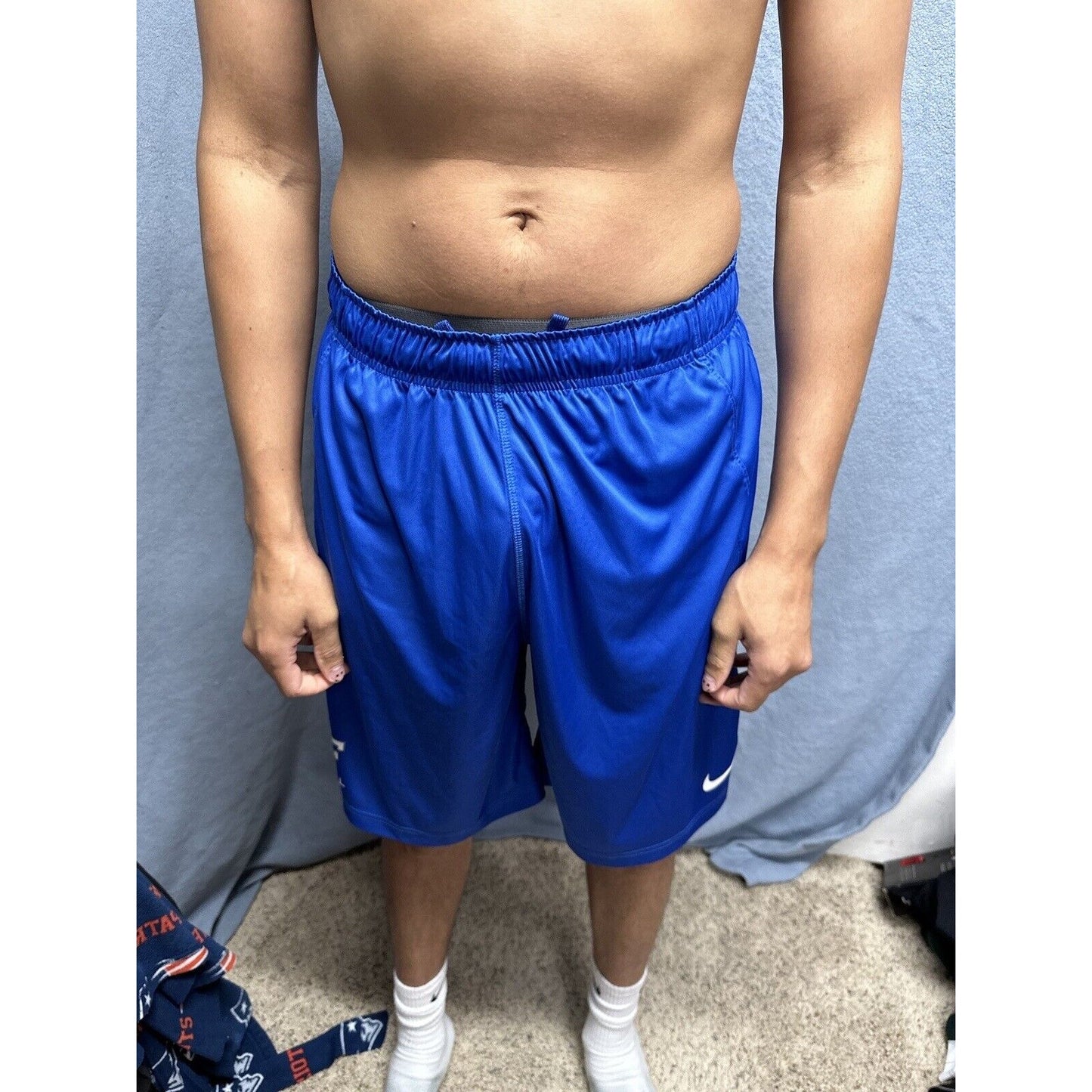Men’s Blue Nike Dri Fit Large USAFA Air Force Academy Baseball Shorts