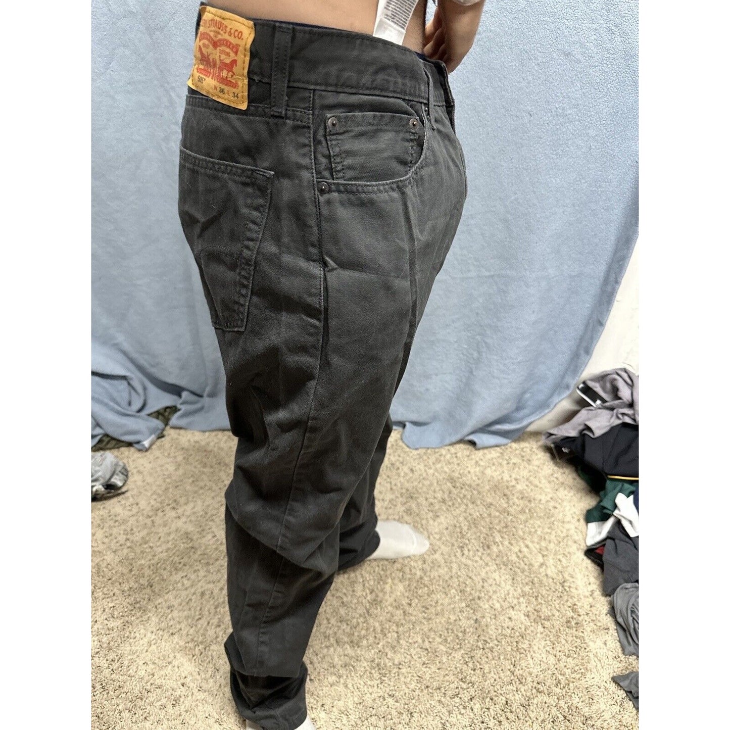 Men’s Black Levi’s 505 36 X 34 Jeans