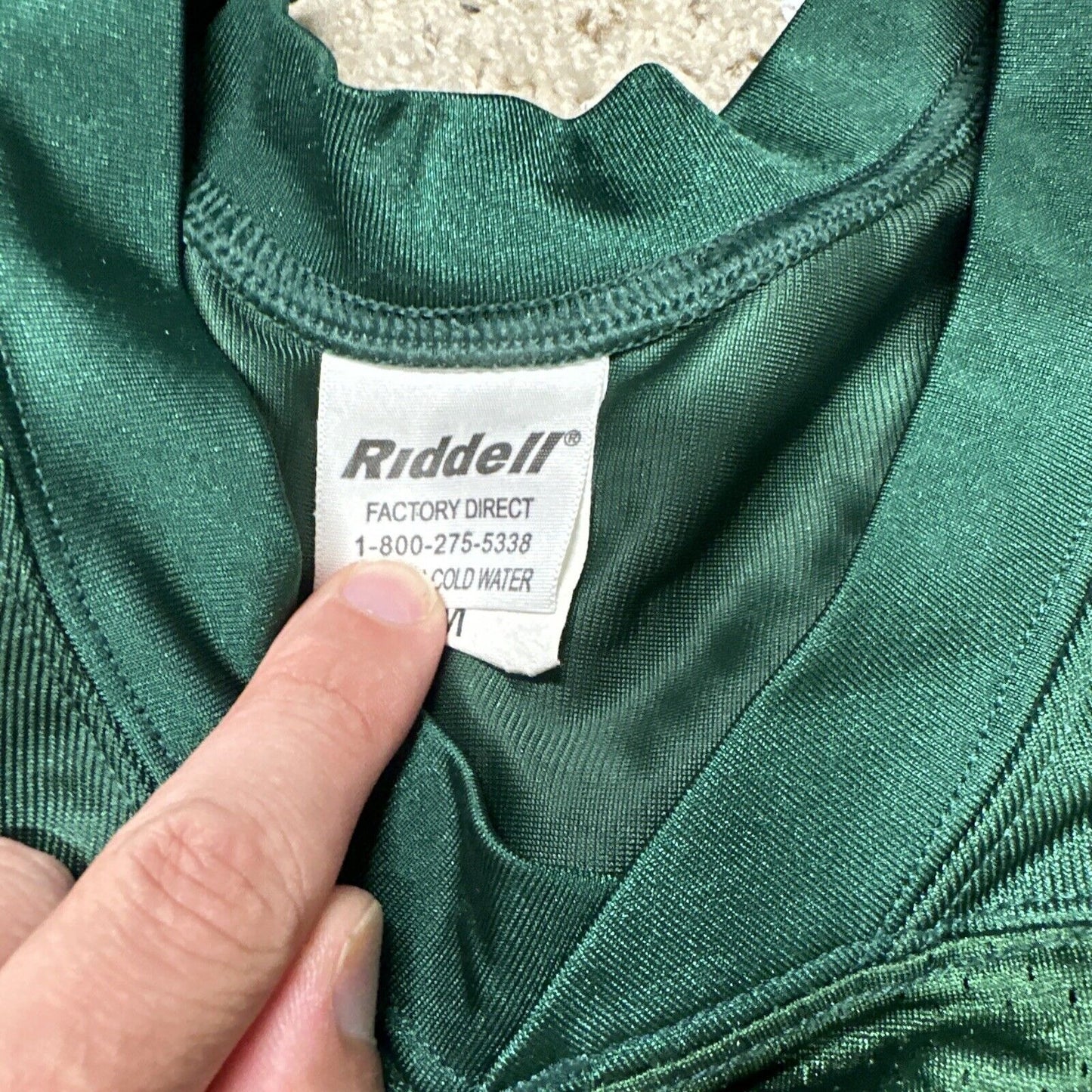 Men’s Medium Pine Creek High School Football Jersey Green #10 Riddell