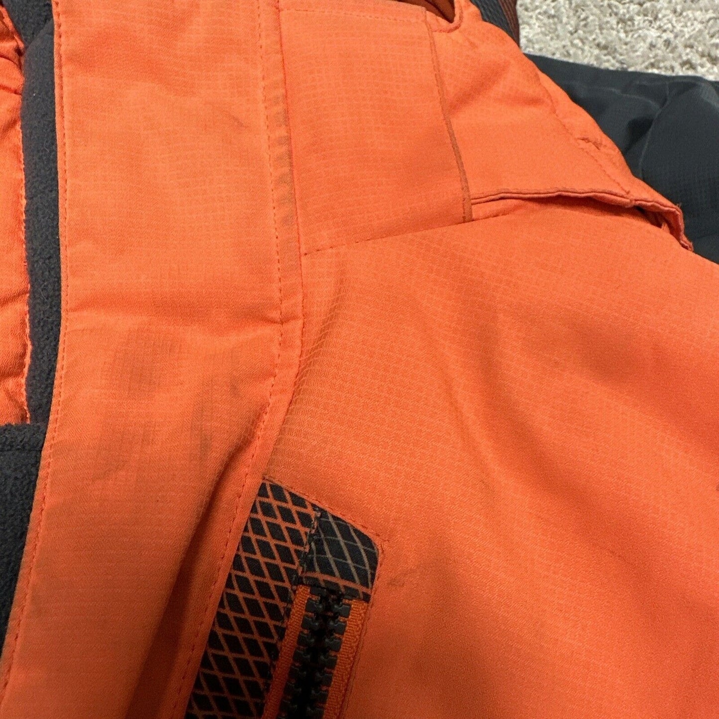 Boys Gray And Orange Large 14/16 Free Country Extreme Performance Snow Jacket