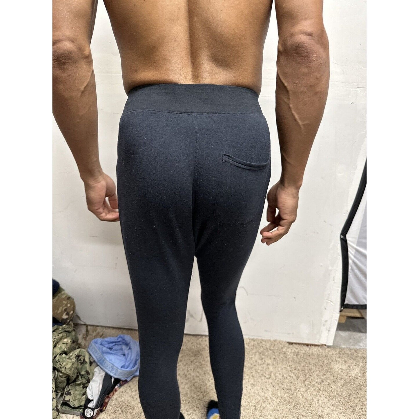 Men’s Black Leggings Under Armour Loose XS Pants Running