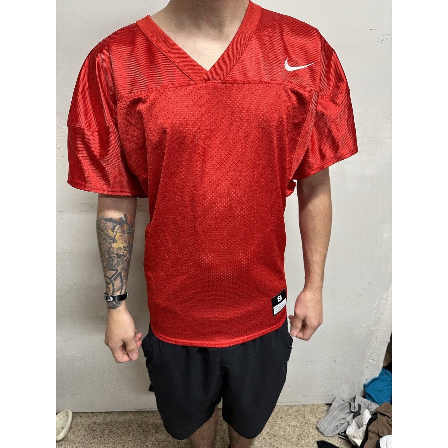 Men’s Red Nike Small Football Jersey