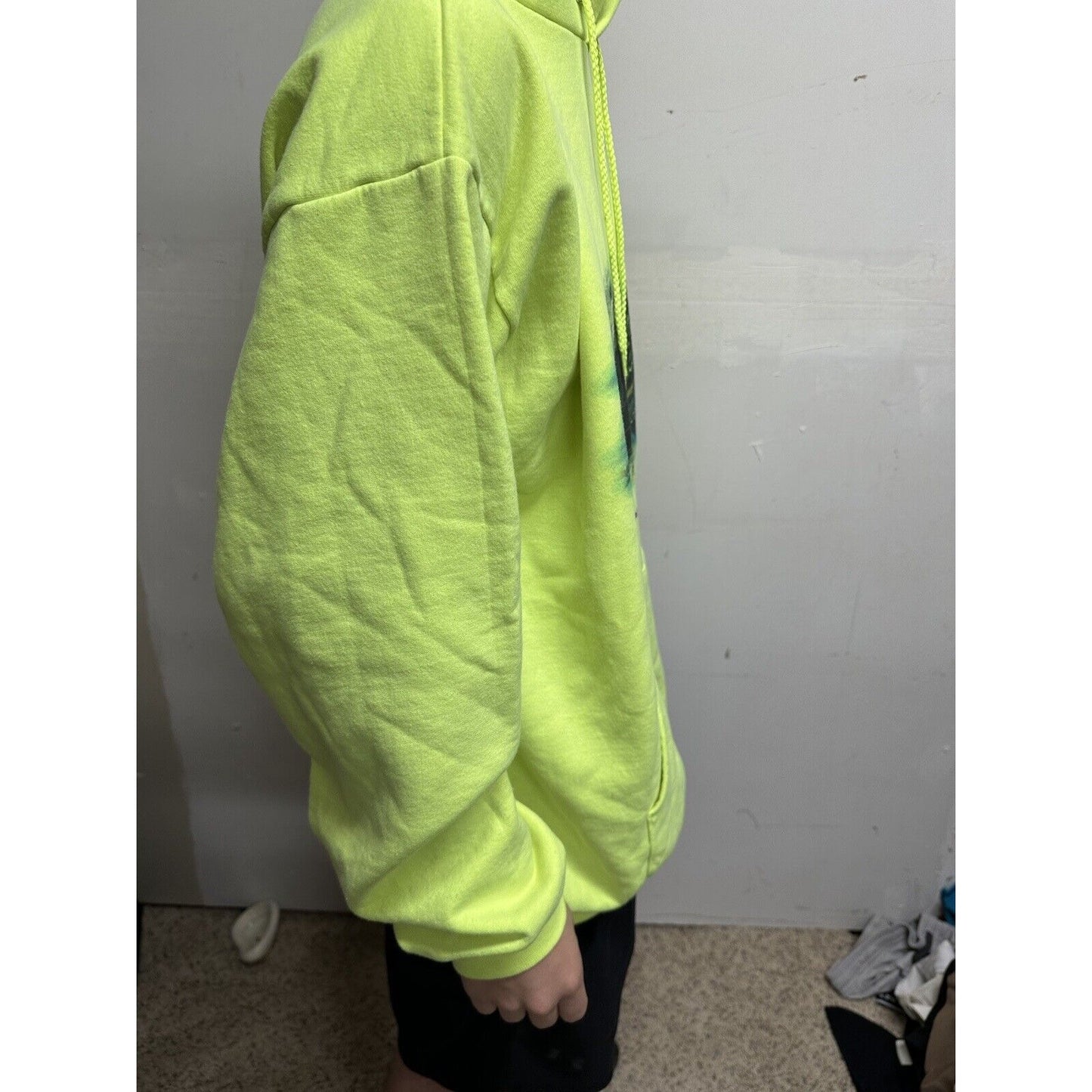 Men’s Neon Yellow Monterey California XXL Hoodie Pullover