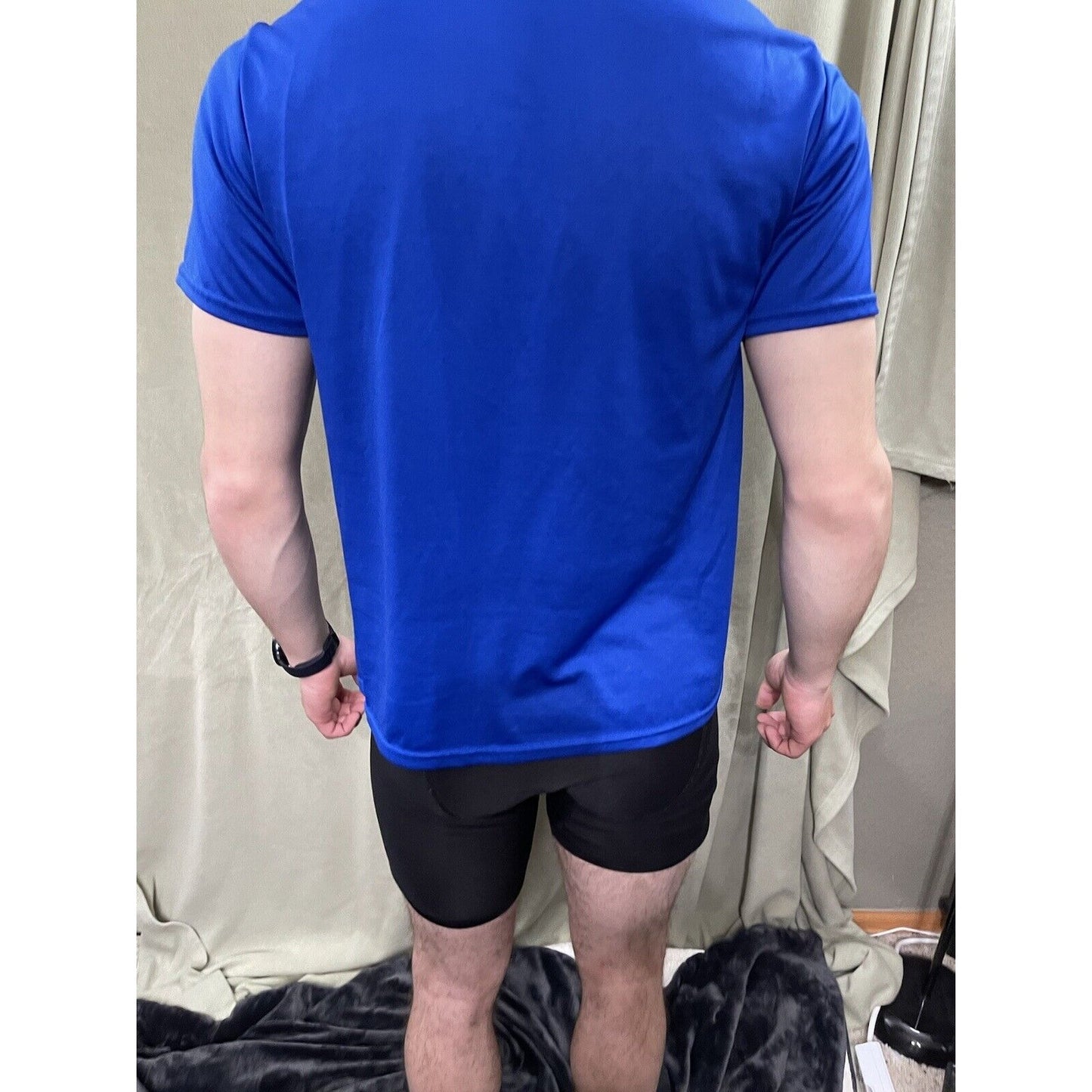 Decathlon “Domyos” Men’s Royal Blue Athletic T-Shirt Size M