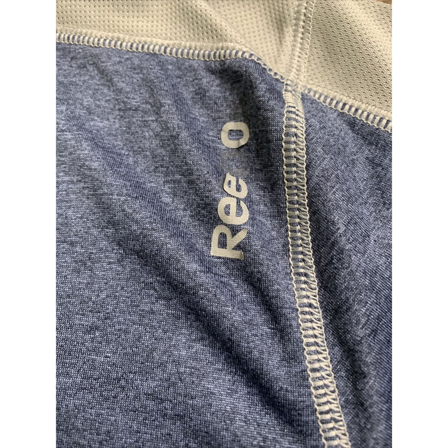 Reeebok Mens Active Short Sleeve T Shirt Size M Gray And Blue