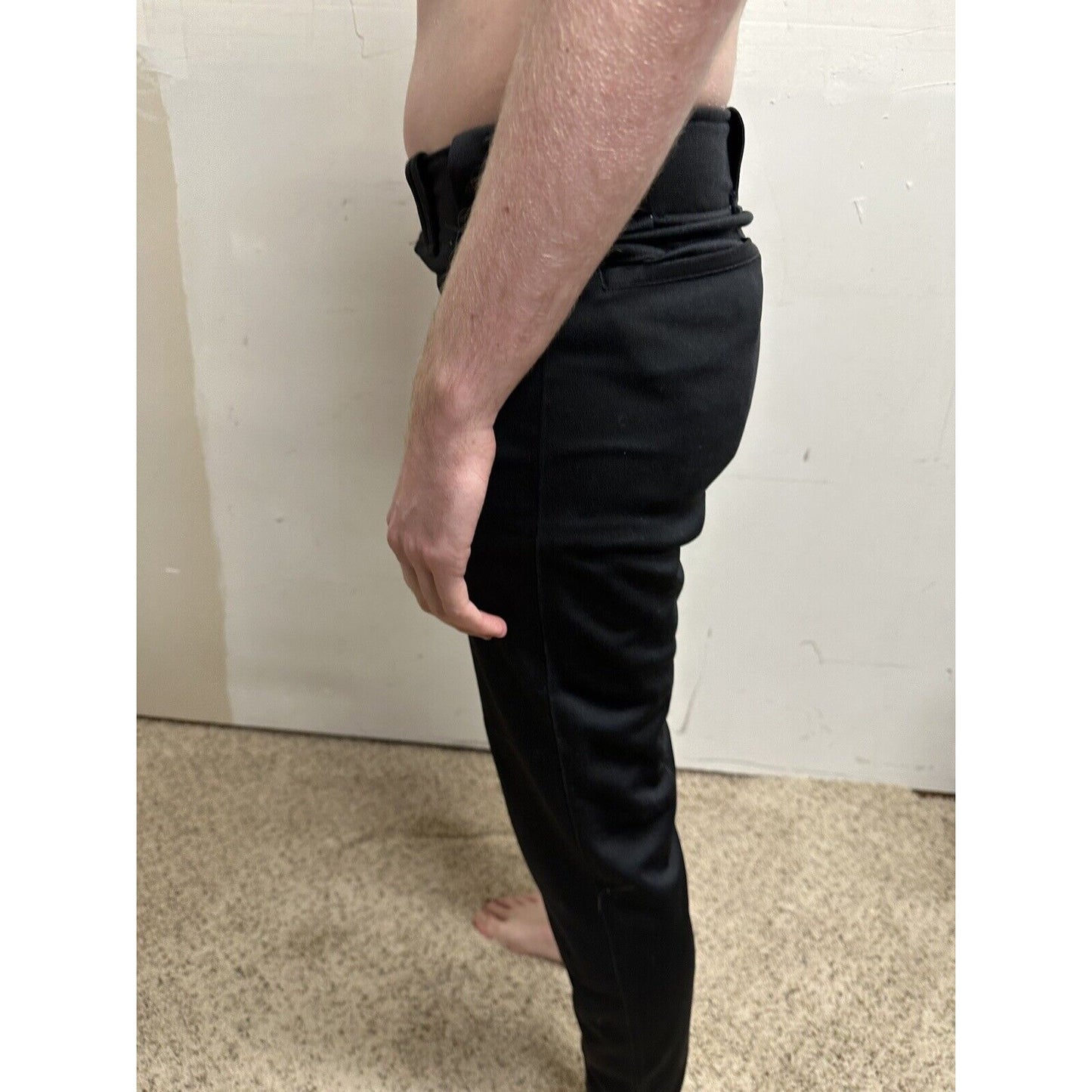 men’s black nike team baseball pants Size Small