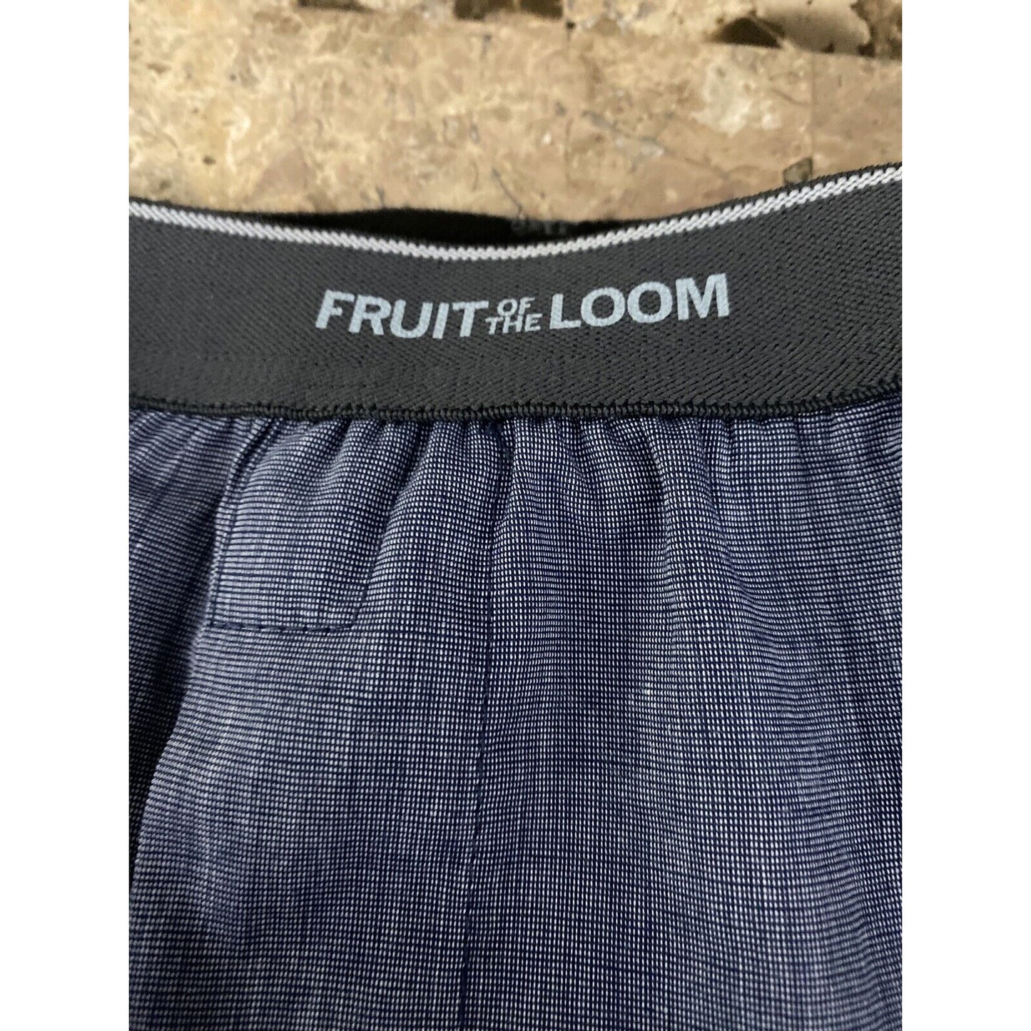 Fruit Of The Loom Men’s XL Slate Blue Cotton-blend Boxer Shorts New