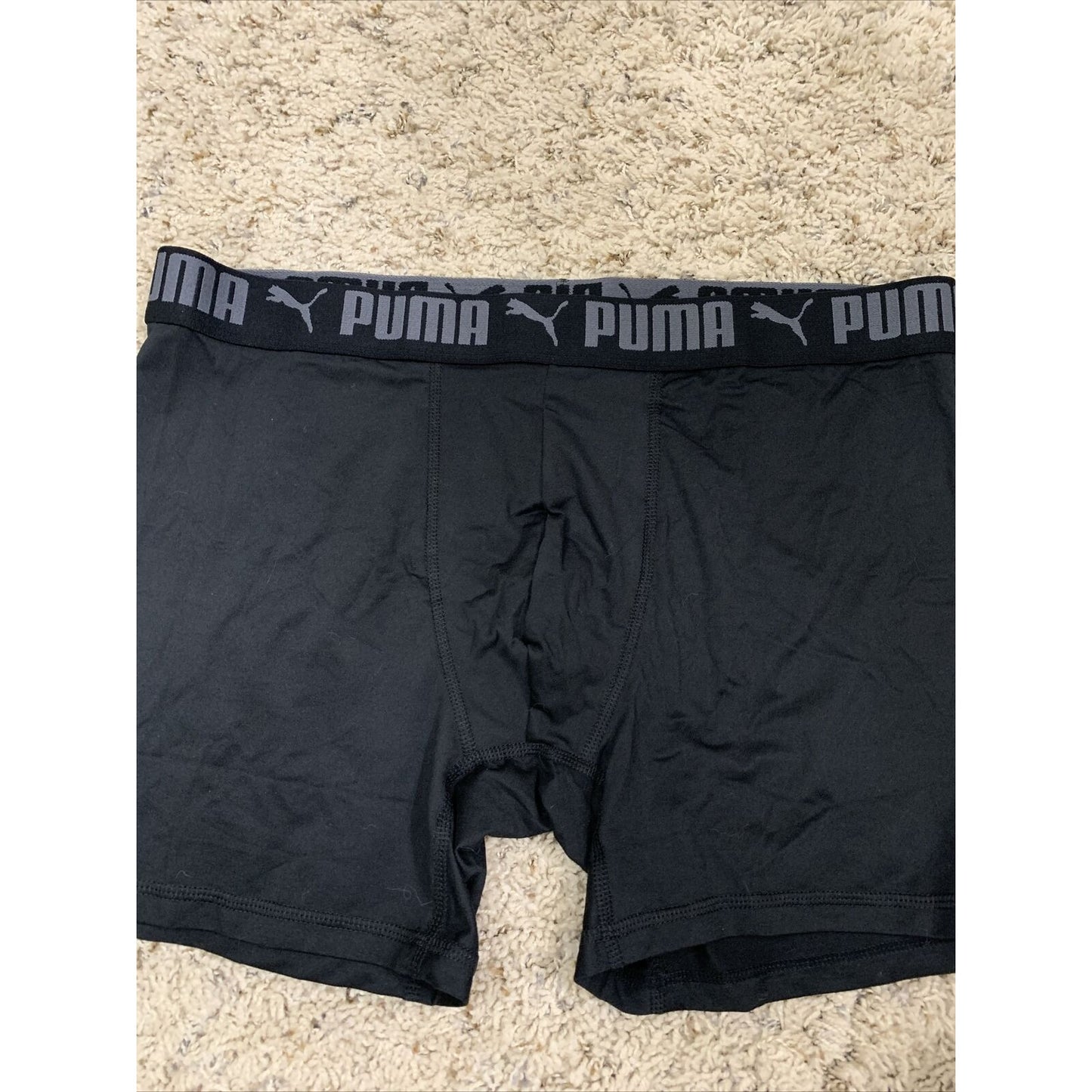 Puma Men’s Black Compression Shorts Extra Large XL 10% Spandex