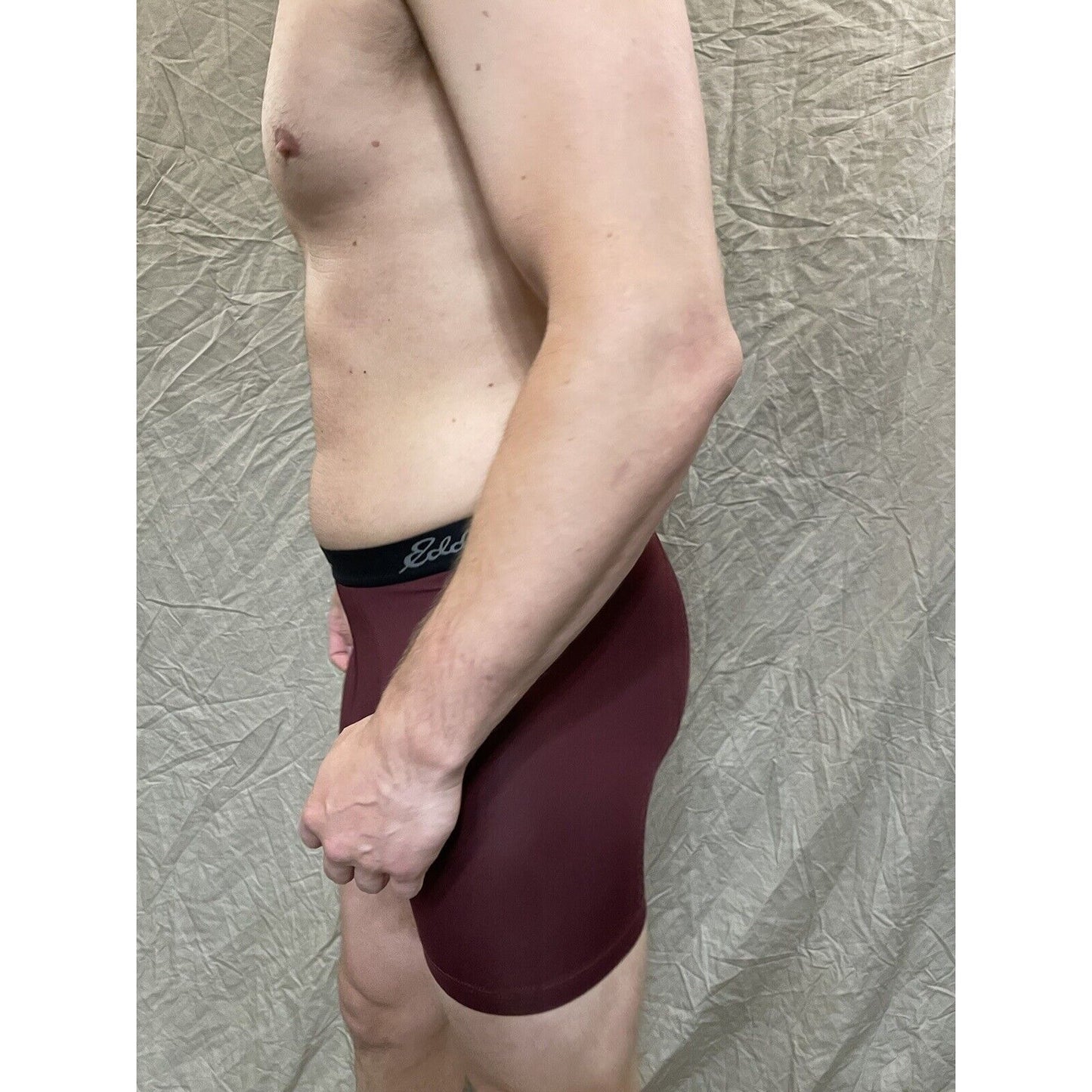 men's eddie bauer Maroon boxer brief