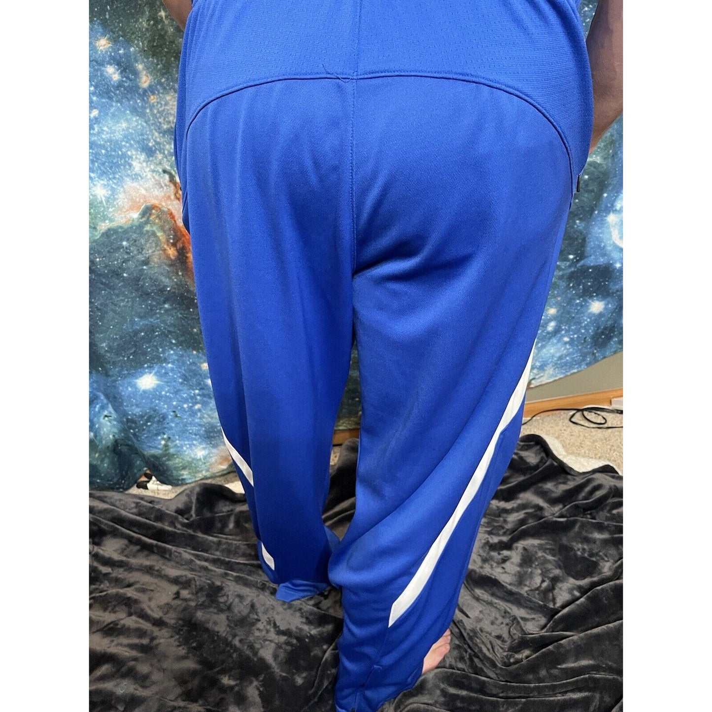 Men’s Nike Blue Large Rams Basketball Workout Pants