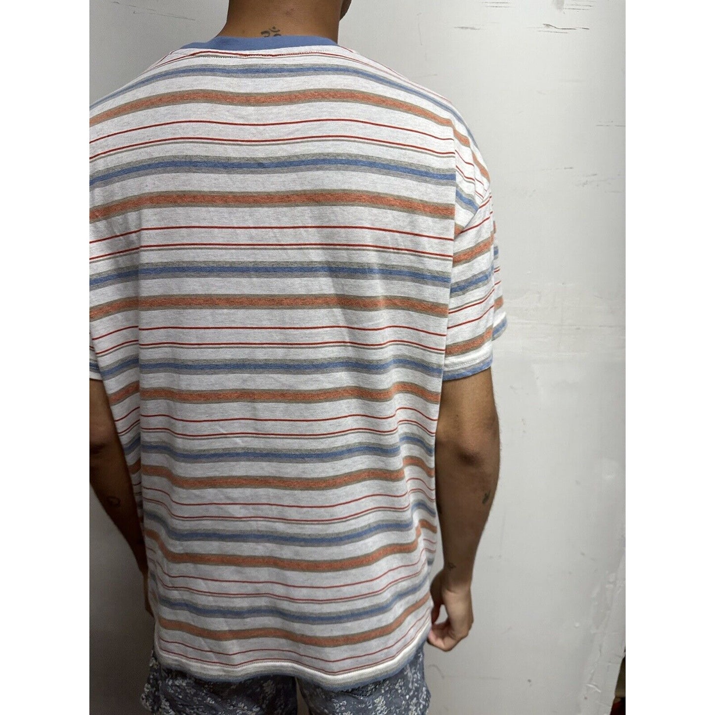 Men’s Dazy Striped Large Tshirt Multicolor