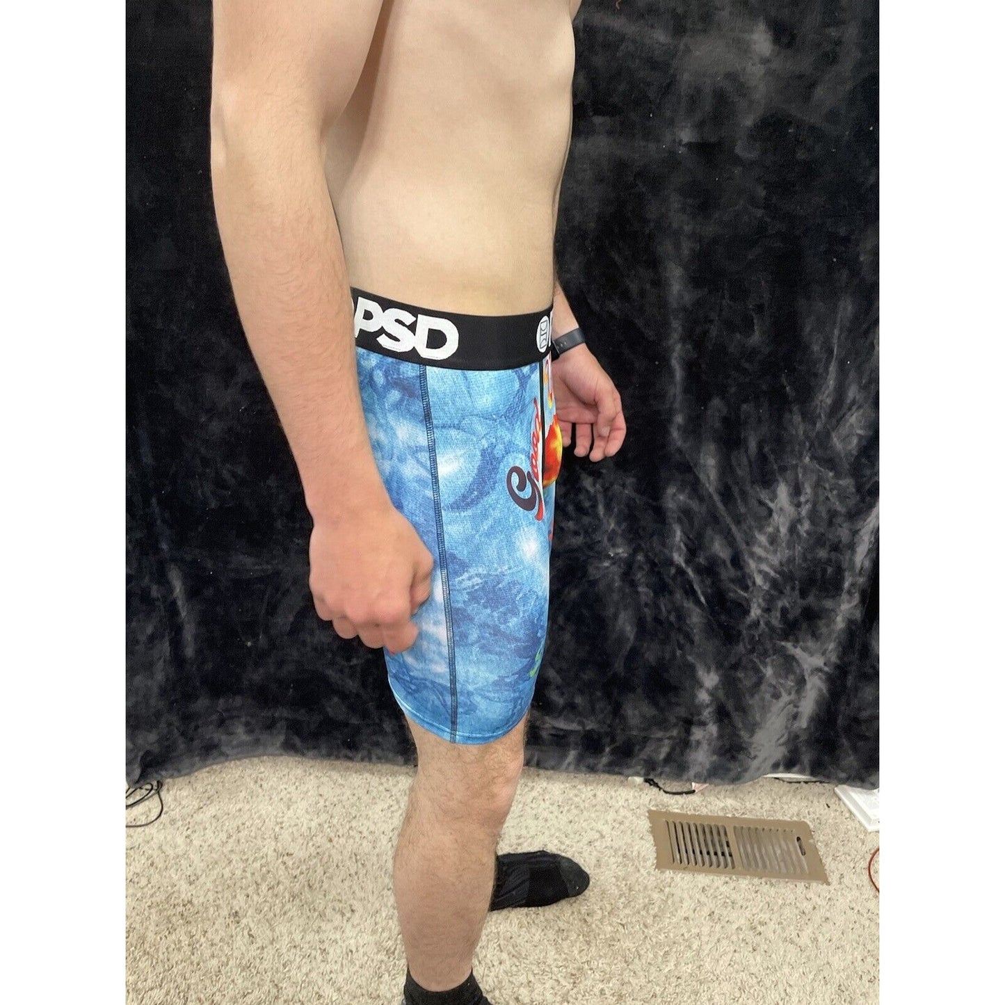Men’s PSD Medium Good Vibes Only Boxer Briefs Multicolor Bob Ross