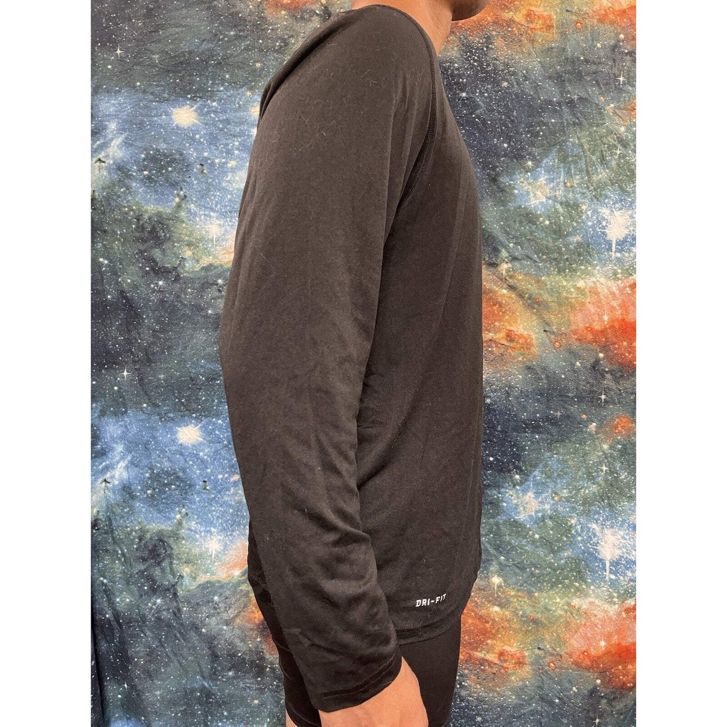 Men’s Black Large Black Long Sleeve Nike Dri-Fit BTM