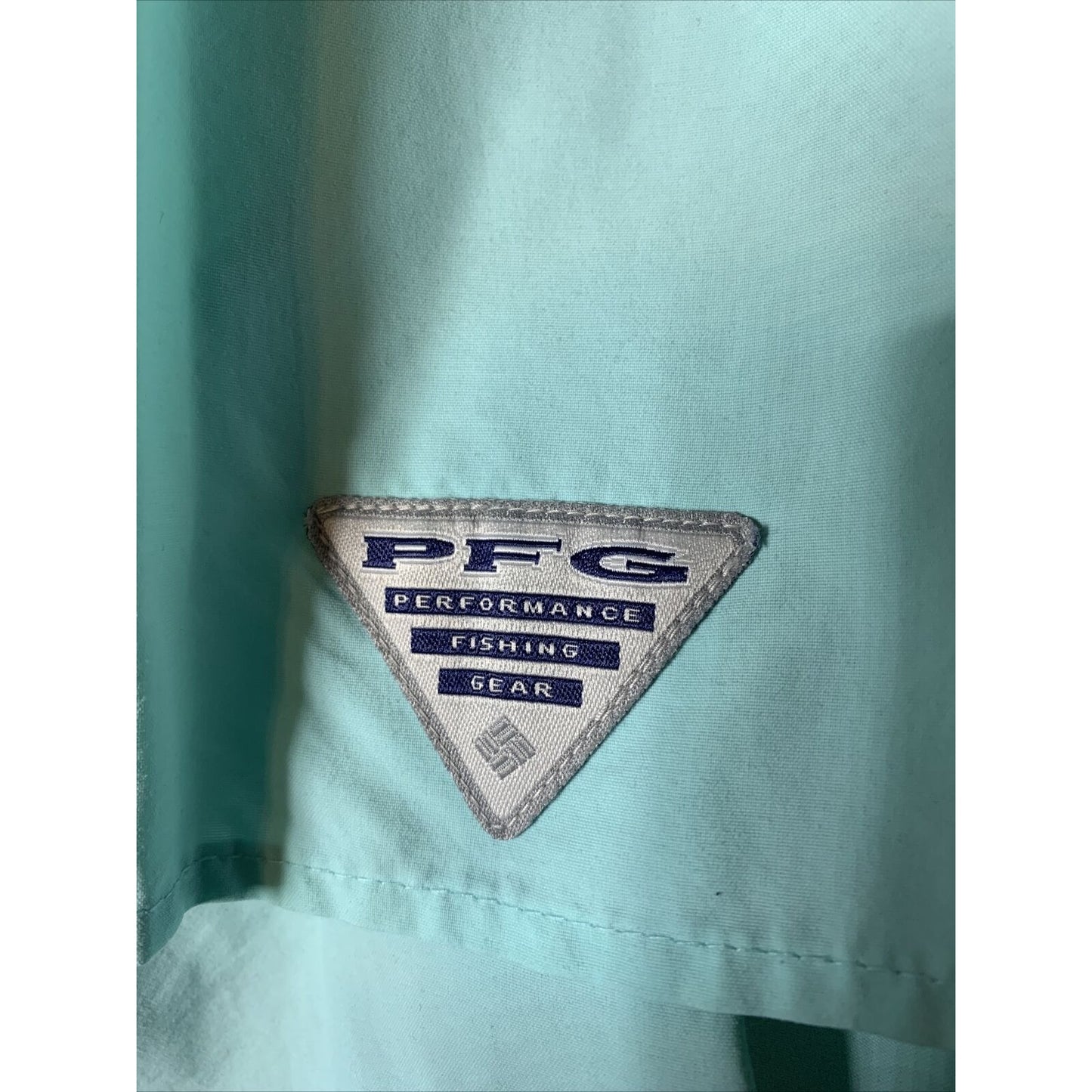 Columbia PFG Mens XXL Long Sleeve Button Up Nylon Polyester Fishing Pocket Shirt