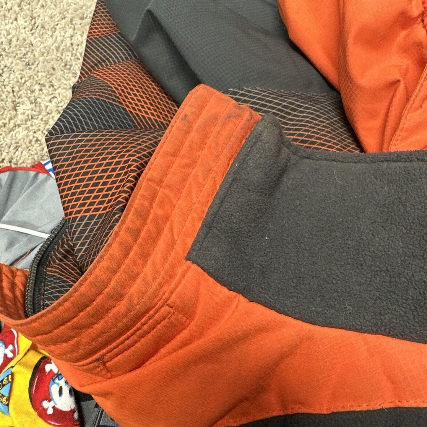 Boys Gray And Orange Large 14/16 Free Country Extreme Performance Snow Jacket