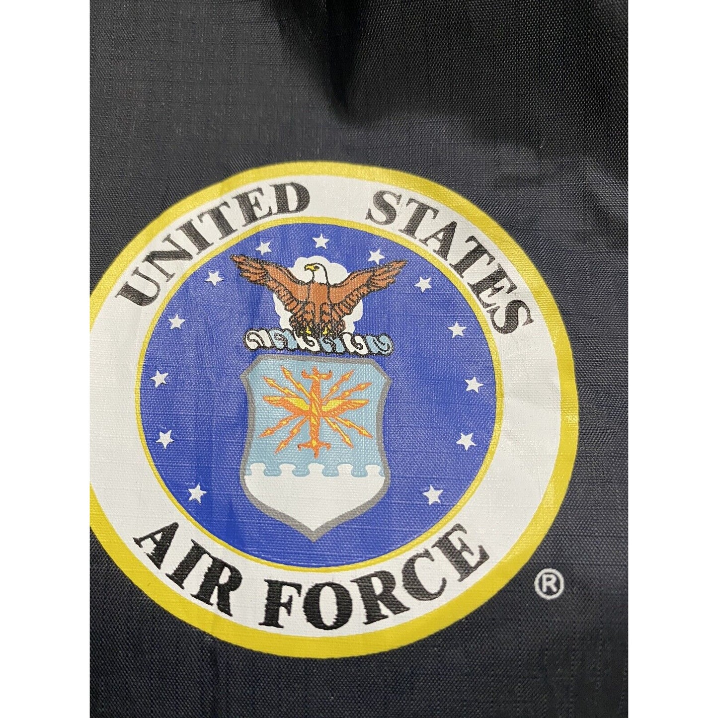 U.S. AIR FORCE Rapid Dominance Men’s Large Navy Blue Windbreaker Jacket Hoodie