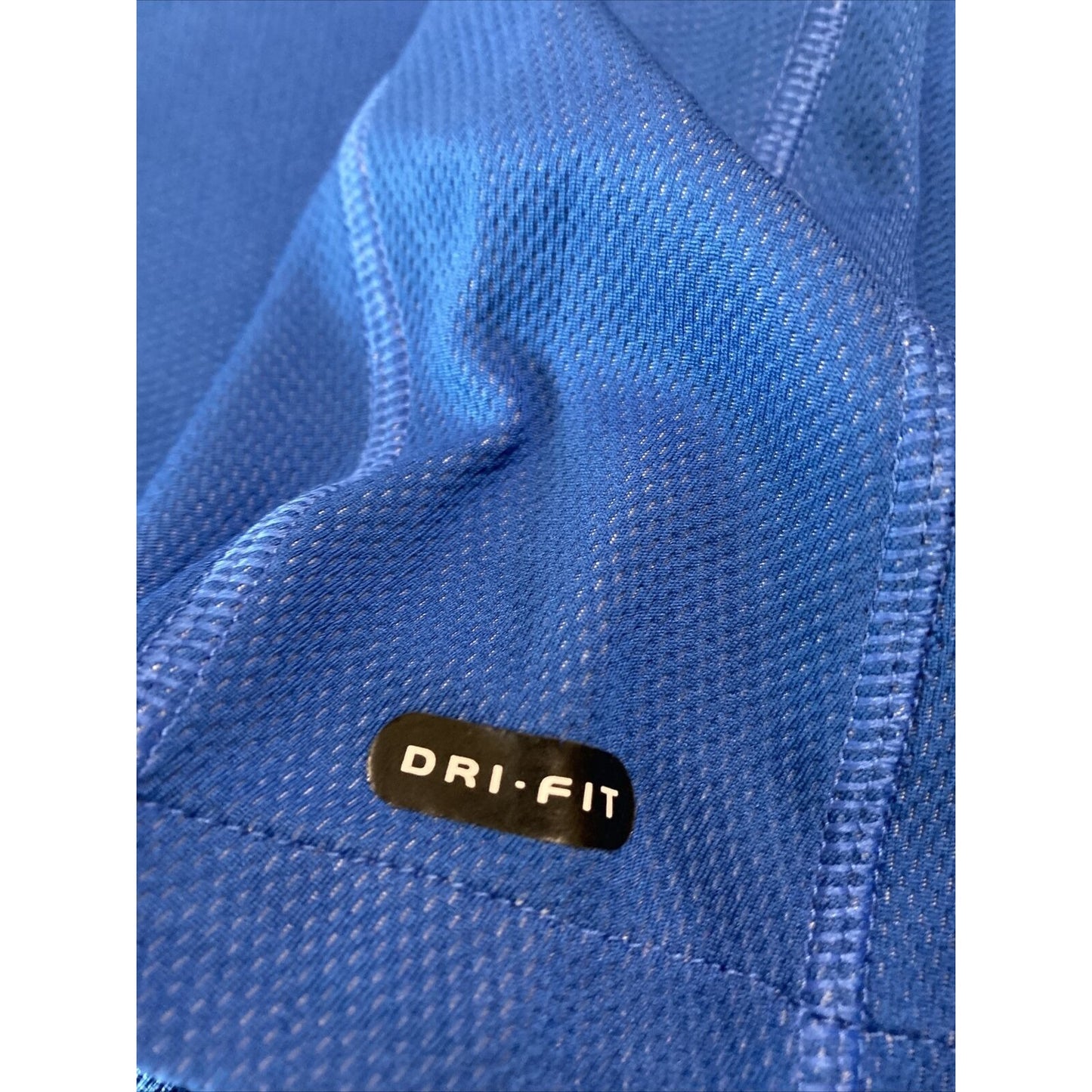 NIKE DRI-FIT Men’s Large Blue Athletic Gym Training Polyester Shirt (no Tags)
