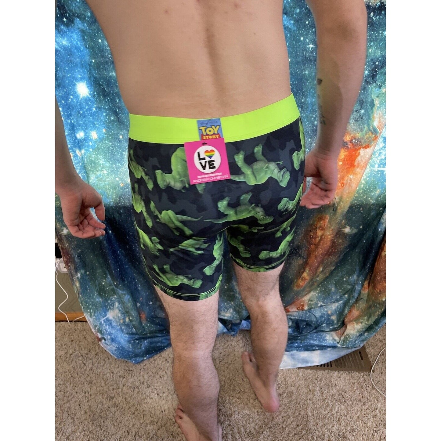 men's crazy boxer toy story xl compression shorts New And Unworn