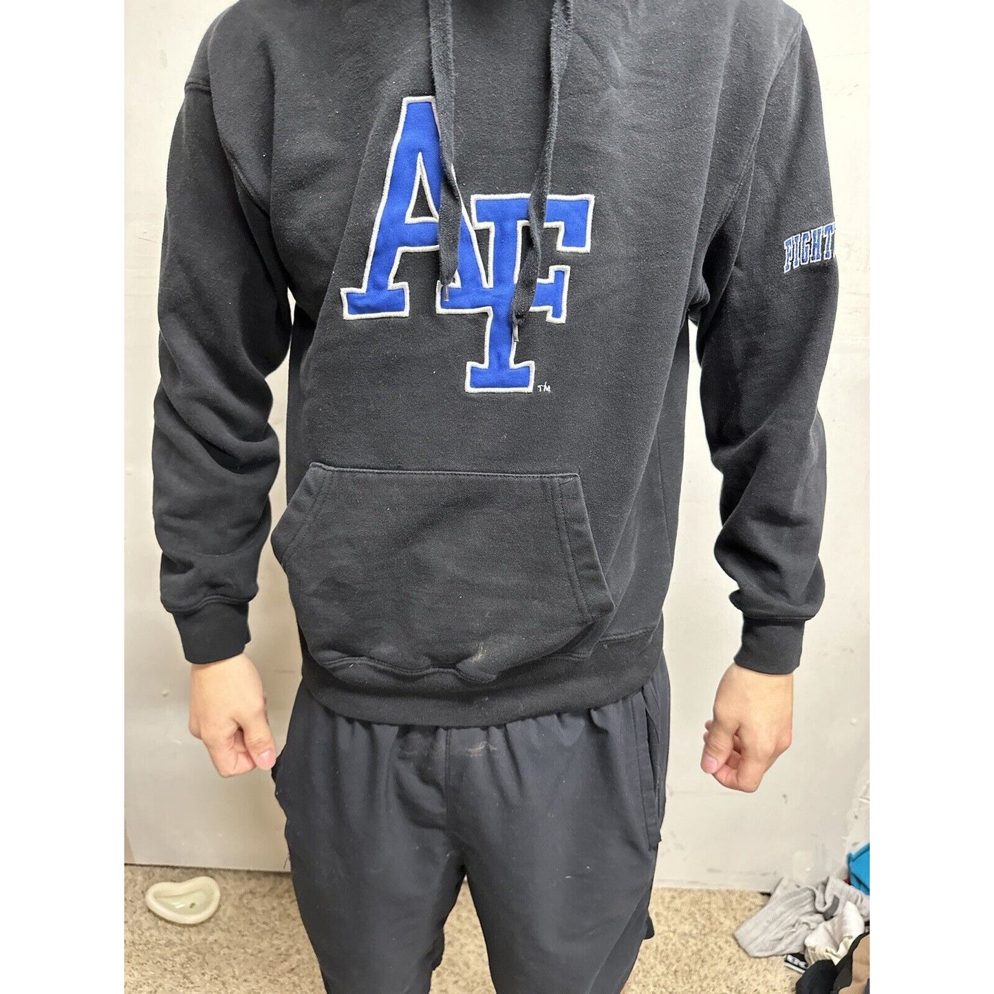 Men’s Campus Heritage Small USAFA Air Force Academy Black Hoodie