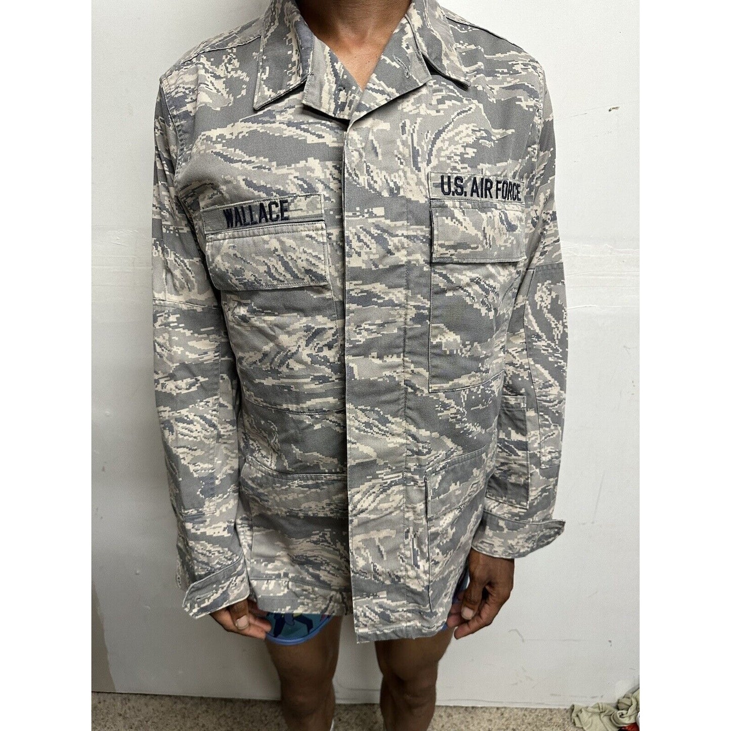 Men’s USAF Abu Airman Battle Uniform 42R Coat Top Blouse Civil Air Patrol