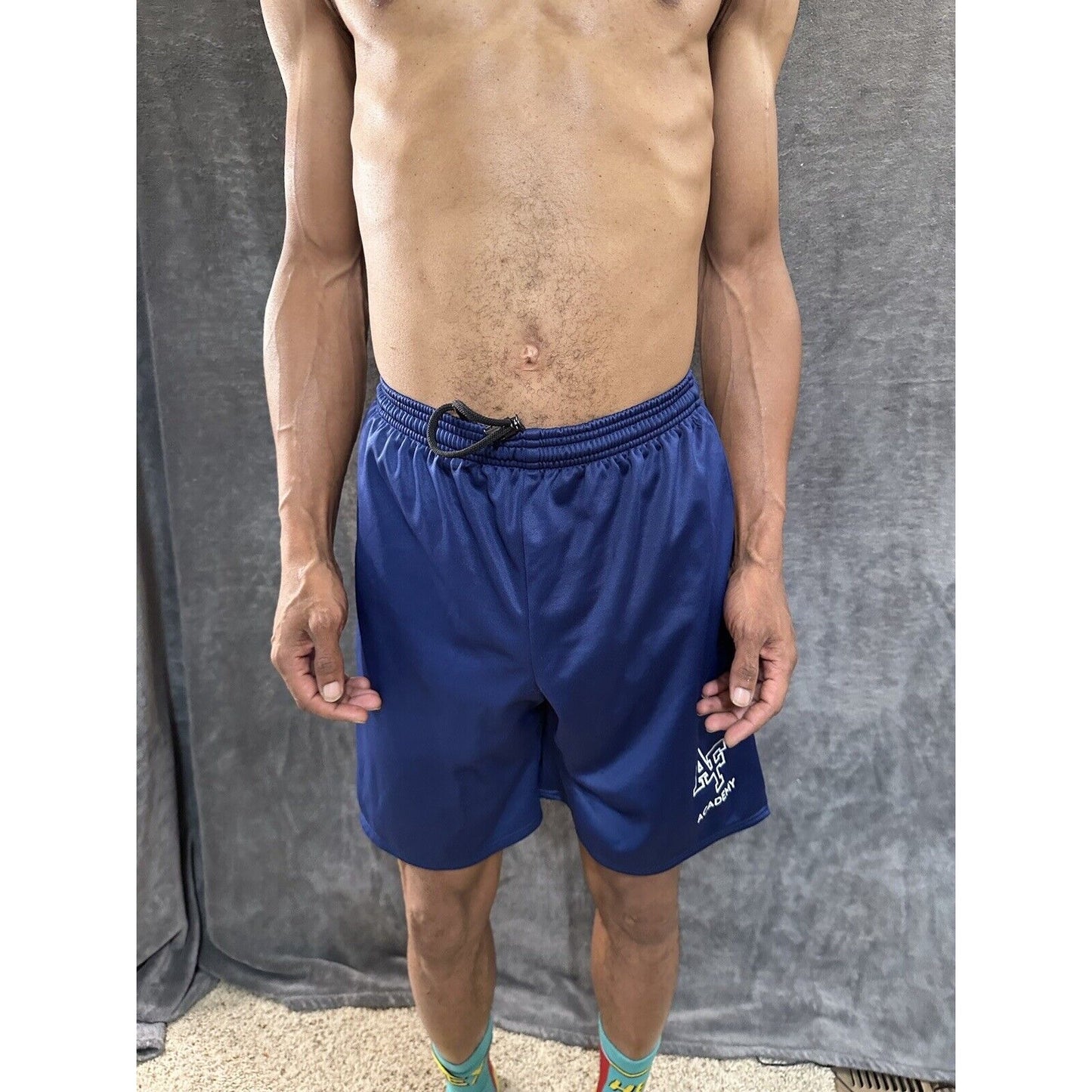 Men’s Cadet Air Force Academy PT Blue Workout Athletic Shorts Medium