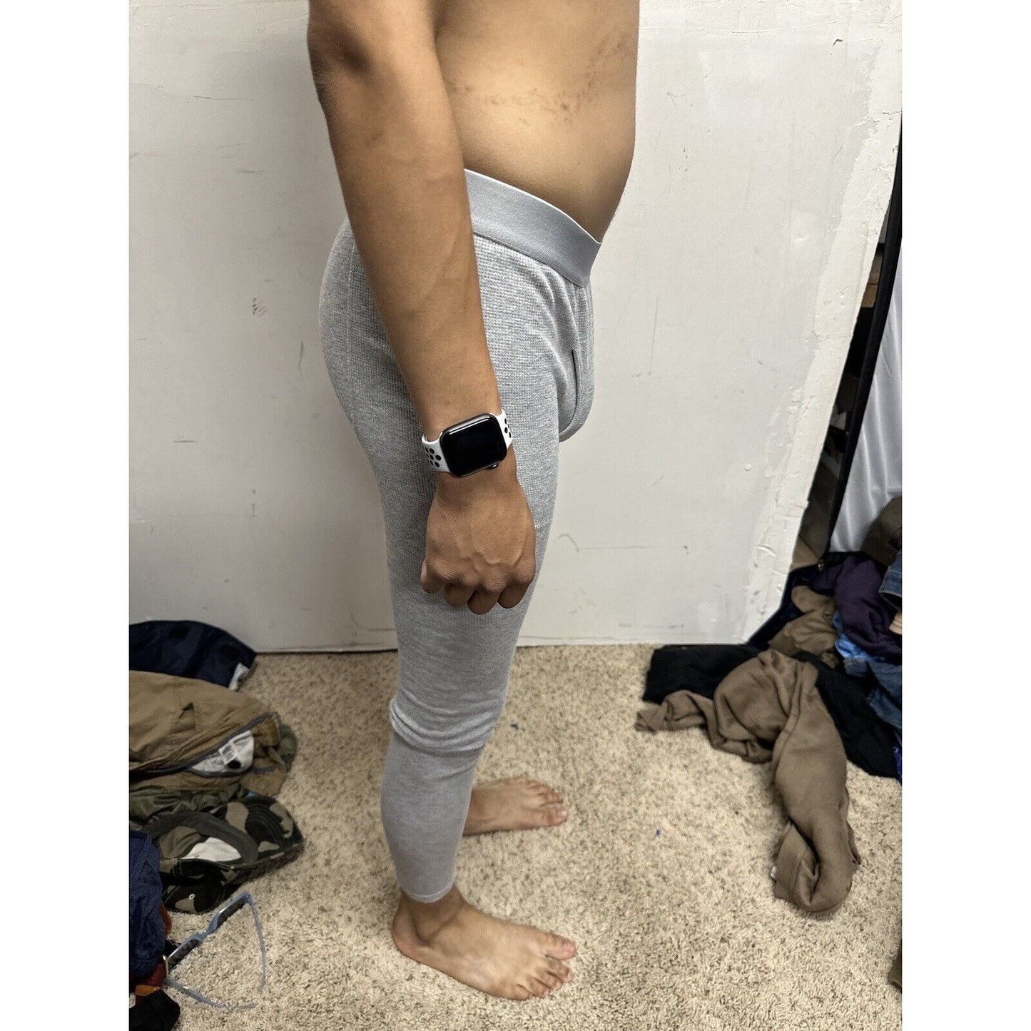 Men’s Medium Highland Originals Gray Leggings Thermals