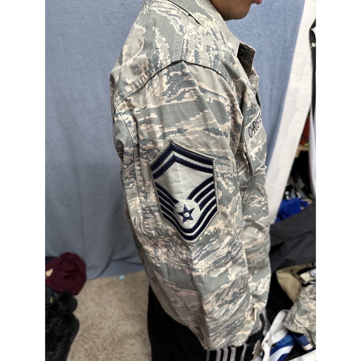 Men’s Abu Airman Battle Uniform Civil Air Patrol 40R Coat Blouse USAF Uniform