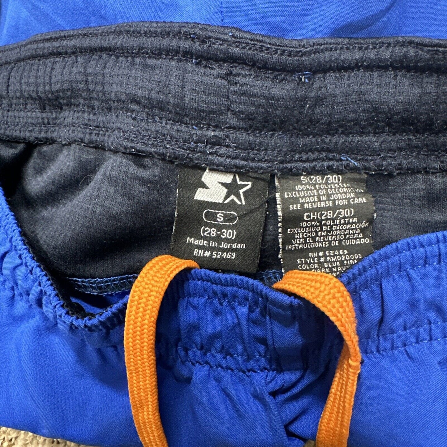 Men’s Blue Starter Small Shorts Athletic