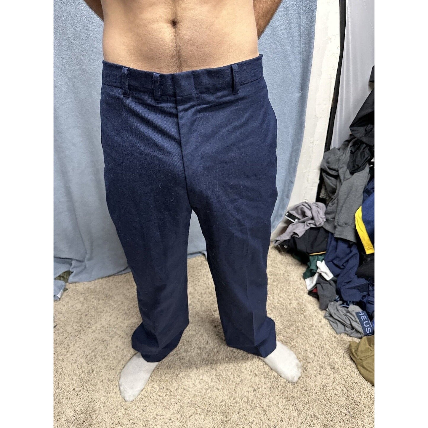 Men’s USAF USSF Trousers Uniform Blues Pants 38L