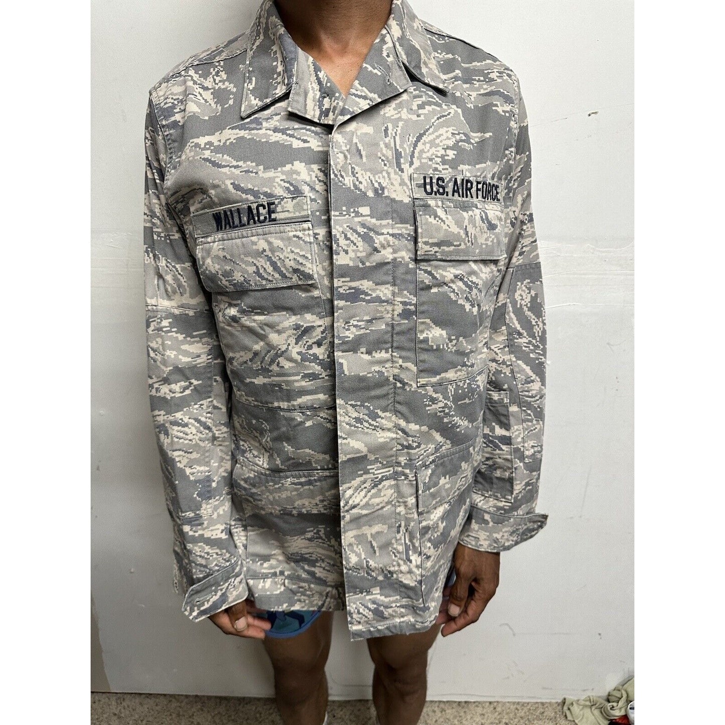 Men’s USAF Abu Airman Battle Uniform 42R Coat Top Blouse Civil Air Patrol