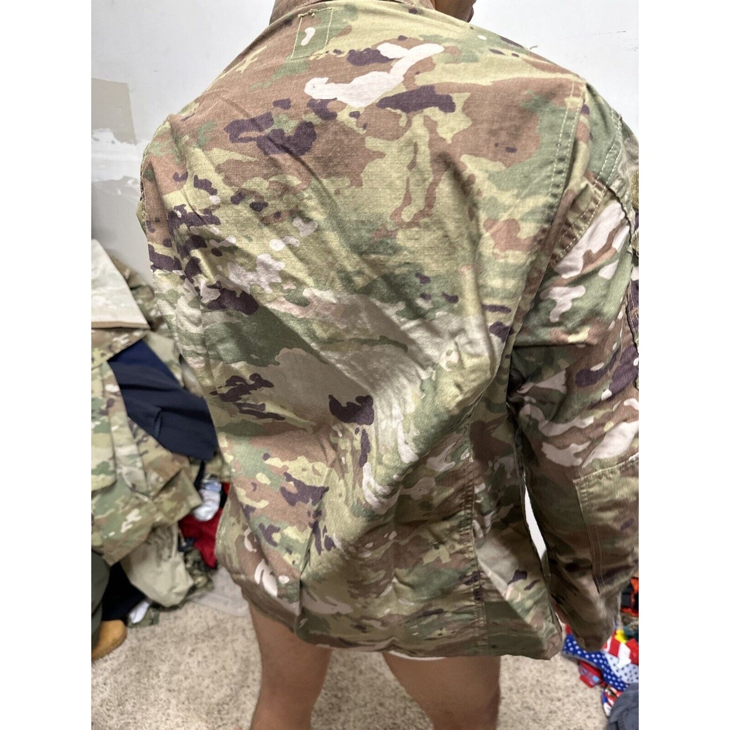 Men’s Warrant Officer Rank Ocp Top Blouse Army Air Force Combat Small Short