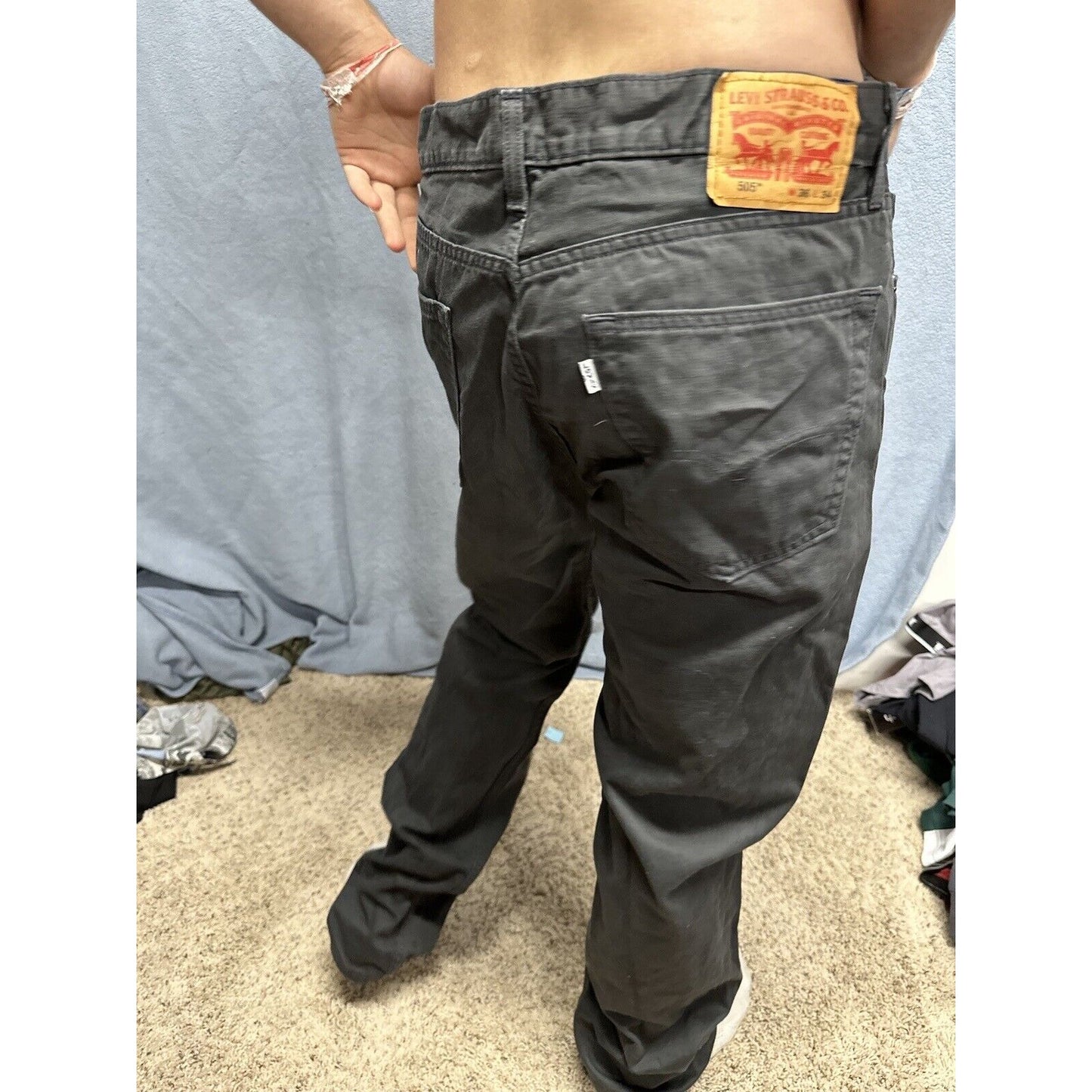 Men’s Black Levi’s 505 36 X 34 Jeans