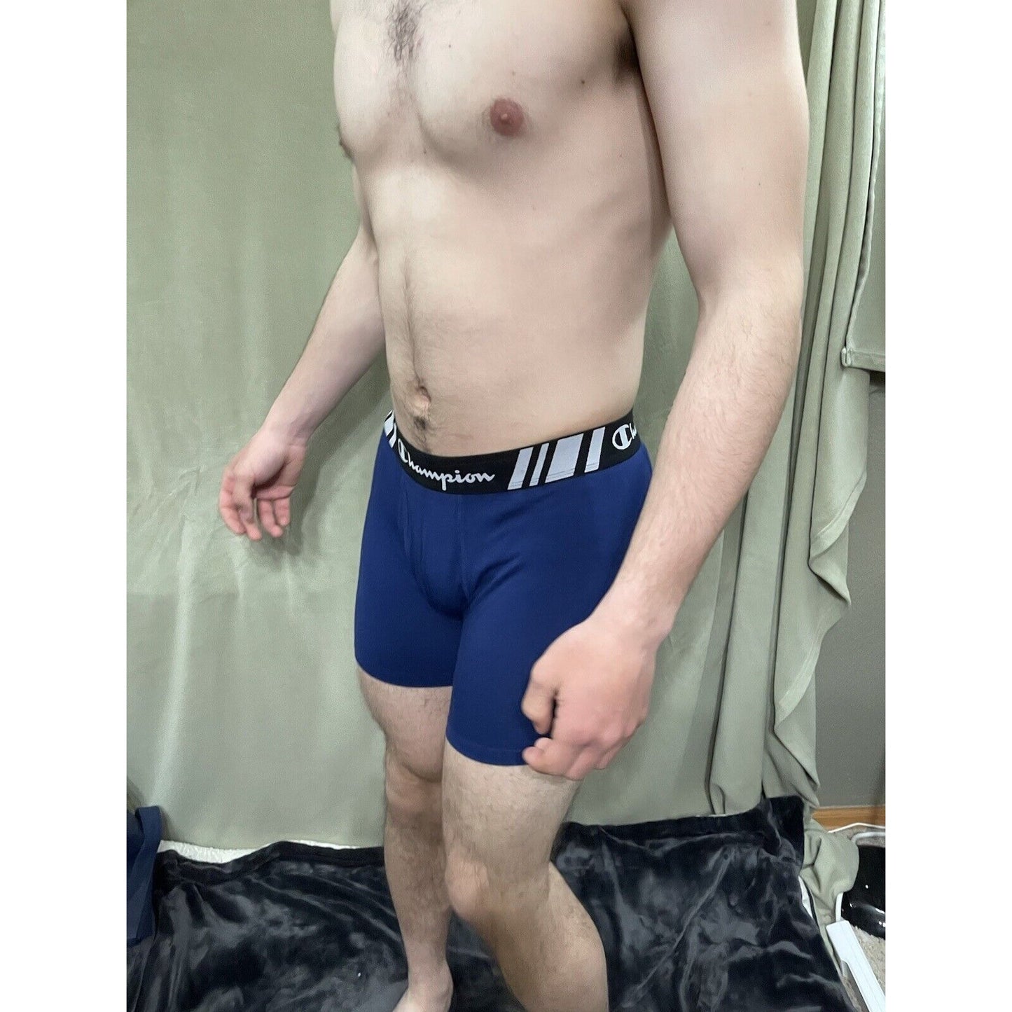 Men’s Champion Royal Blue Boxer Briefs Size Medium