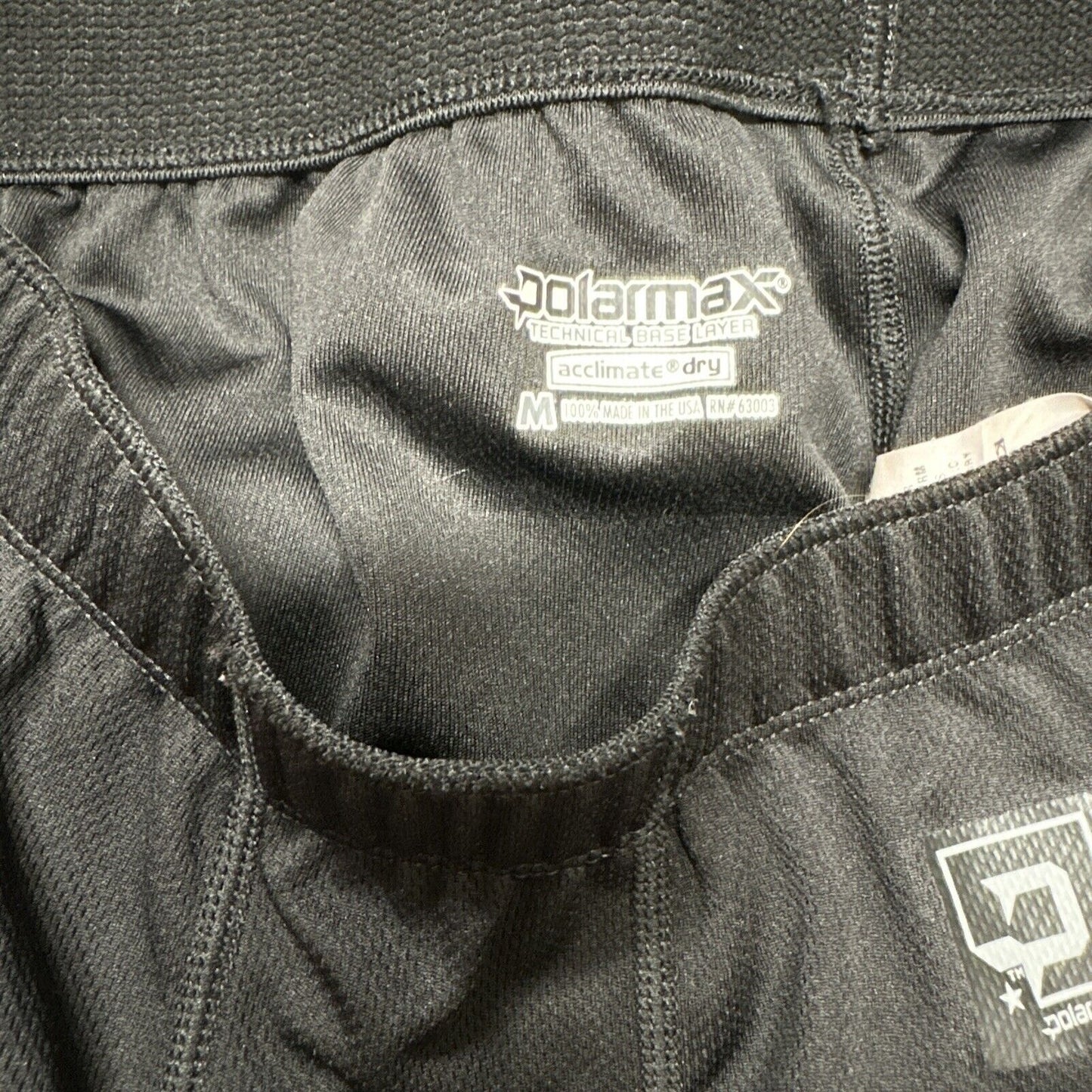 Polar Max Base Layer Pant Mens Med Bottom Black Acclimate Dry black