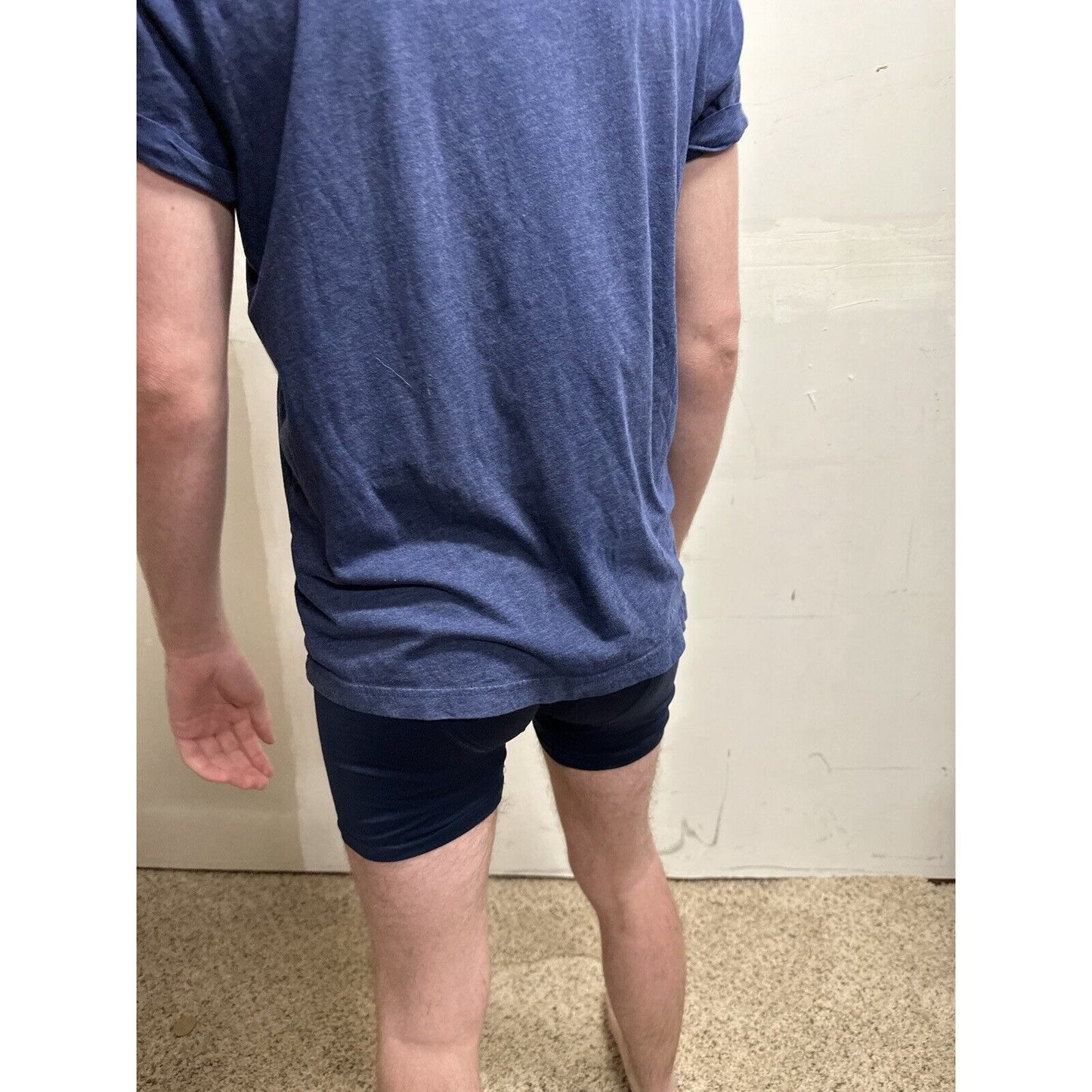 men’s hollister medium steel blue short sleeve tshirt