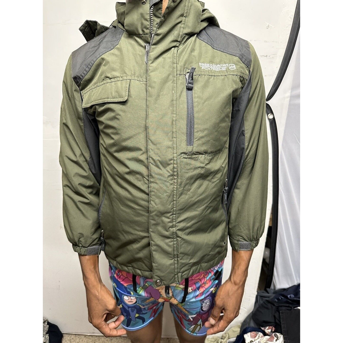 Boy’s Green 10-12 Large Free Country Extreme Performance Jacket