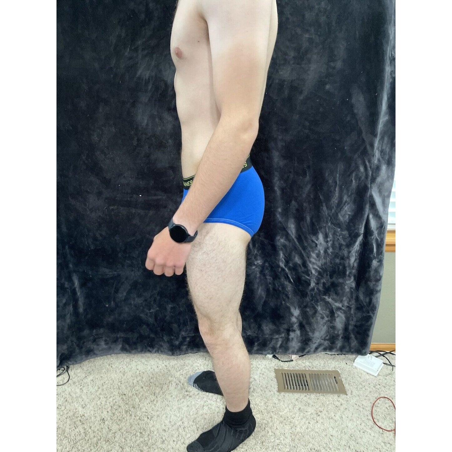 Men’s Small Hanes Royal Blue Briefs Comfort Cool