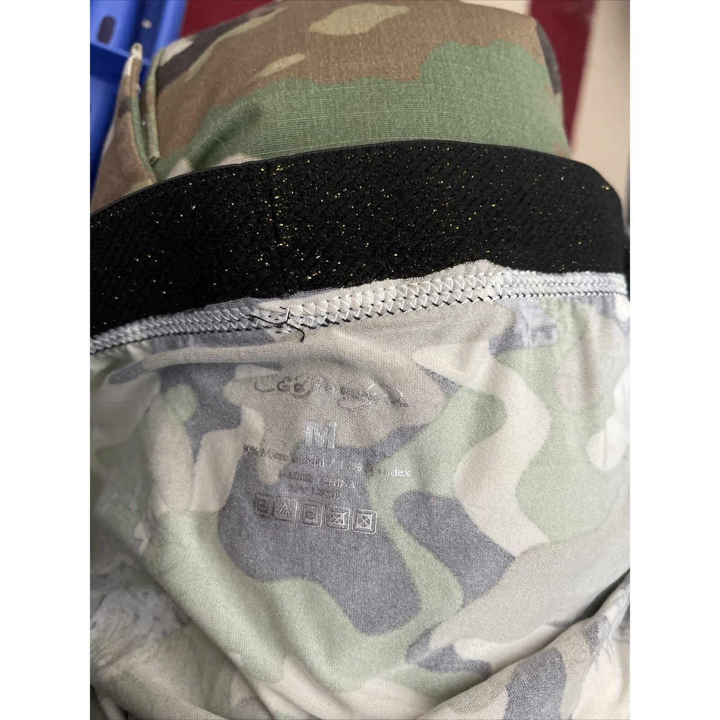 men's ed hardy camo tiger compression shorts medium New Unworn