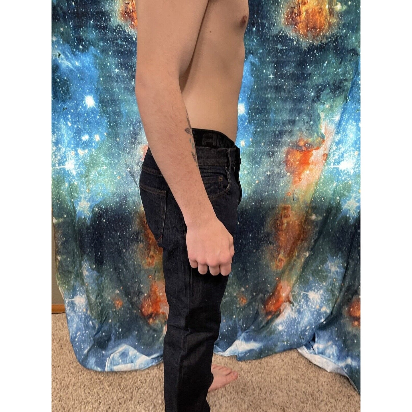 Men's Dark Blue Banana Republic Straight Leg 31x32 jeans