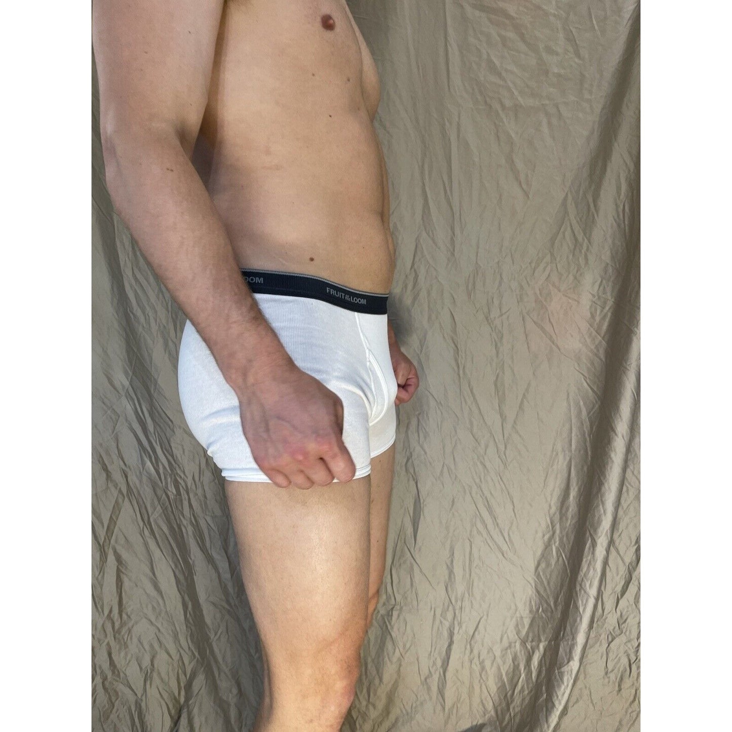 boy's large fruit of the loom boxer brief White