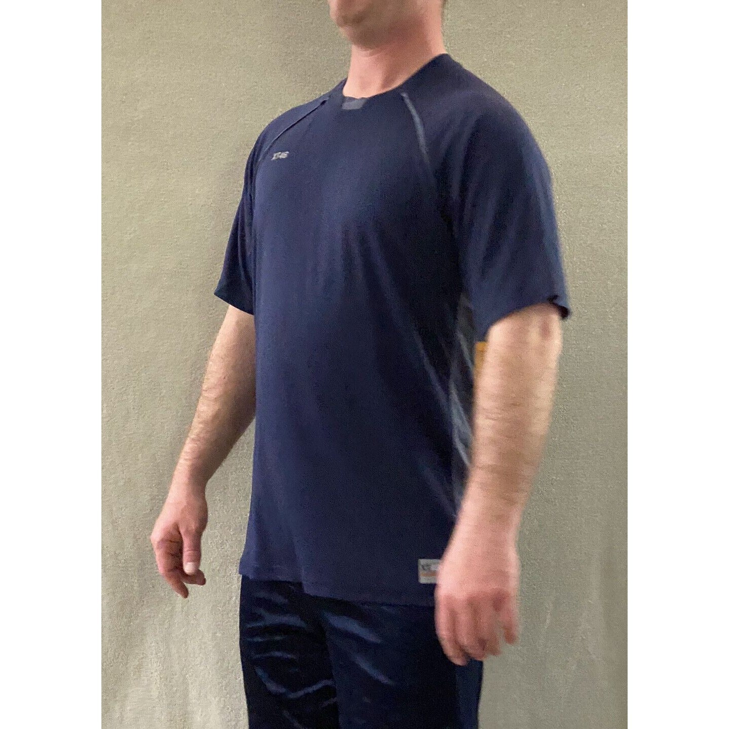 XT46 Extreme Training by Soffe Men’s Medium Navy Blue Athletic Polyester T-shirt