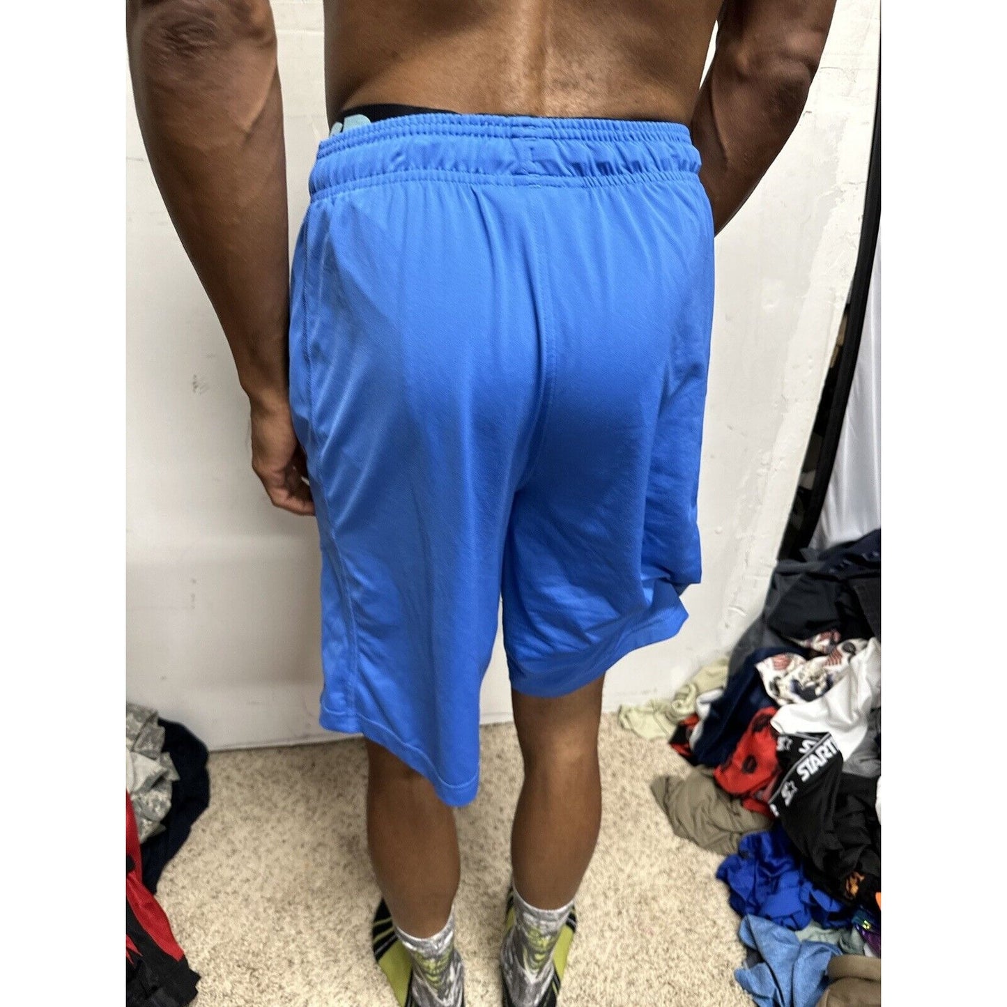 Men’s Blue Loose Small Under Armour Athletic Shorts With Pockets