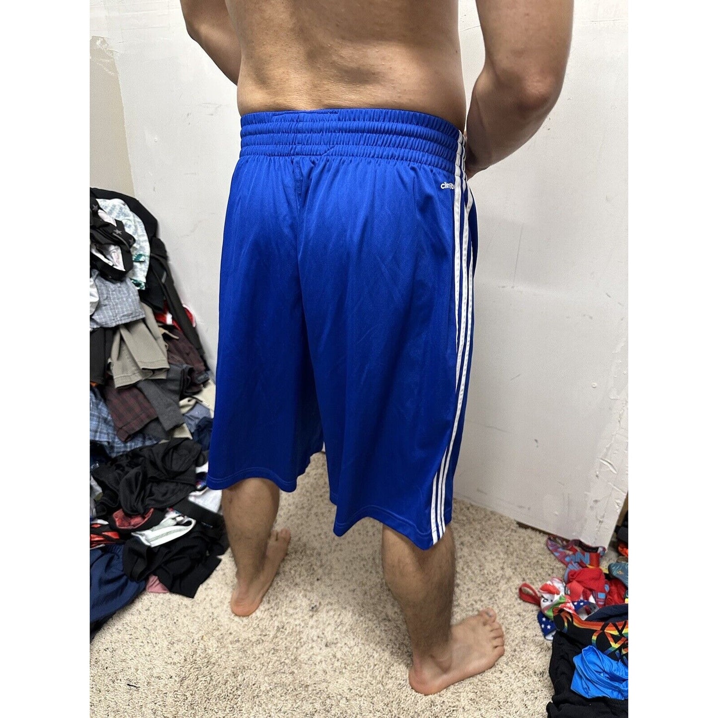 Men’s Blue Adidas Medium United States Coast Guard Academy Athletic Shorts
