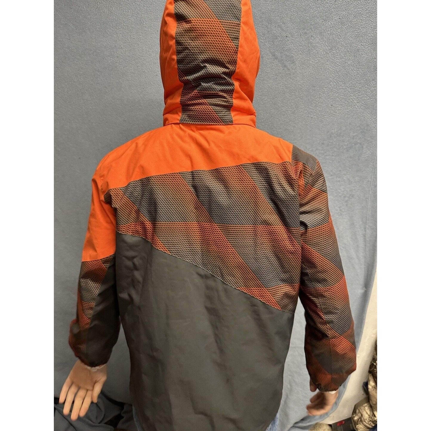Boys Gray And Orange Large 14/16 Free Country Extreme Performance Snow Jacket