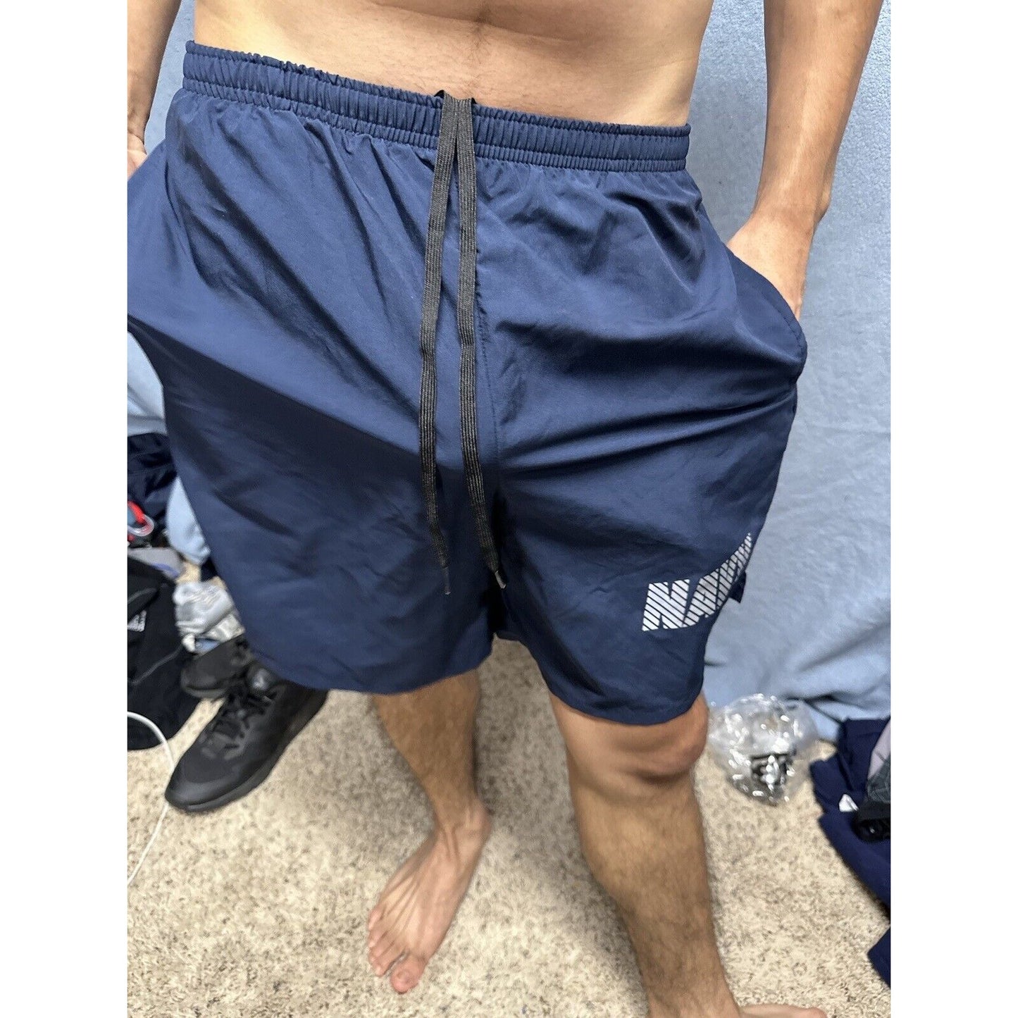 Men’s New Balance Medium Navy Uniform Pt Shorts Blue